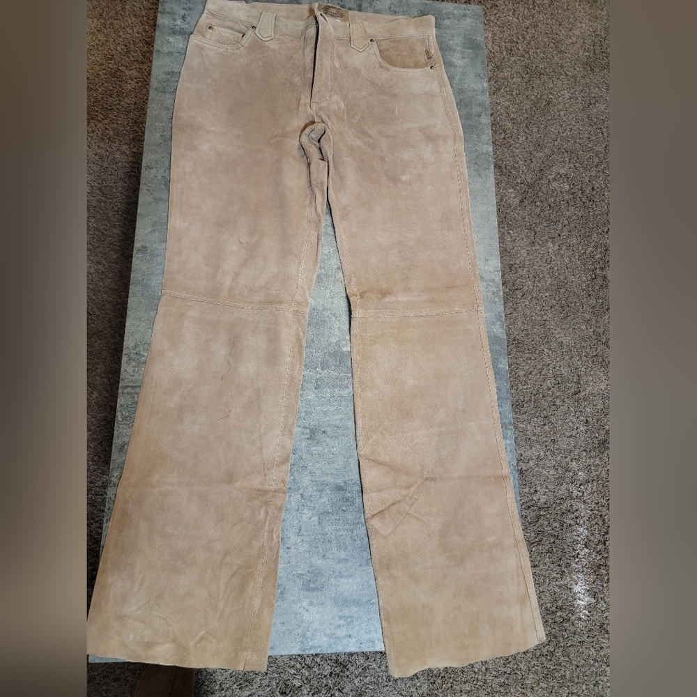 SKOTTS SUEDE Women’s Original Washable Suede Leather Pants